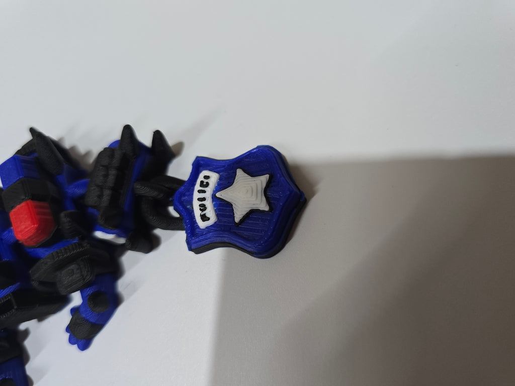 3D Printed Mini Police Dragon