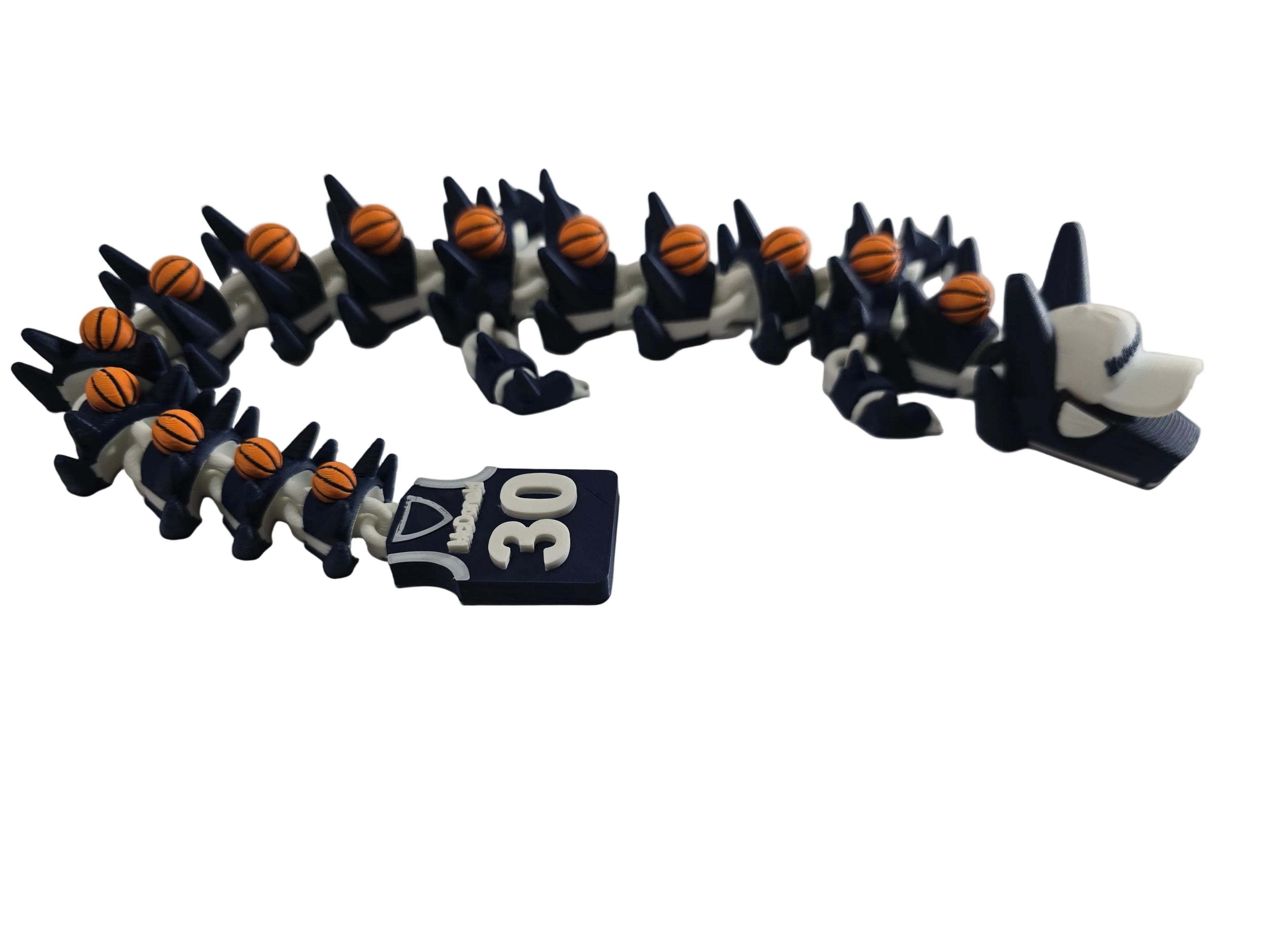 3D Printed Customizable Basketball Dragon