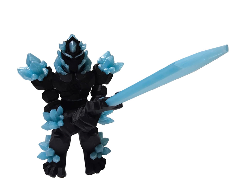 3D Printed Crystal Warrior