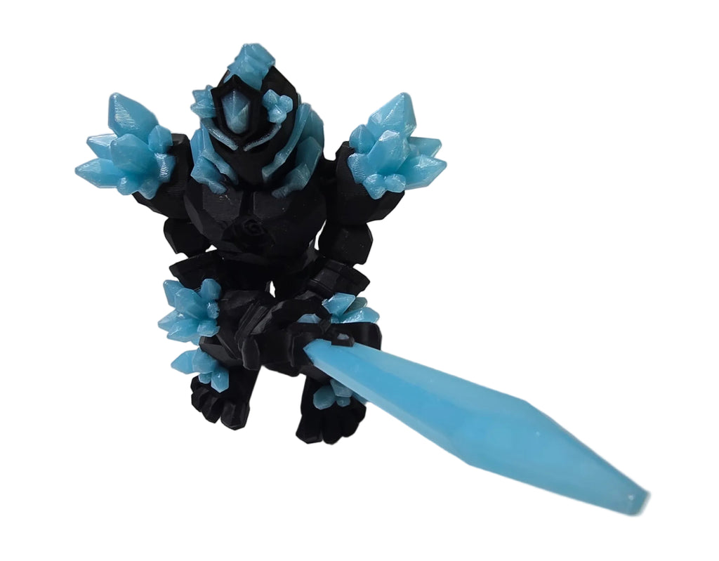 3D Printed Crystal Warrior