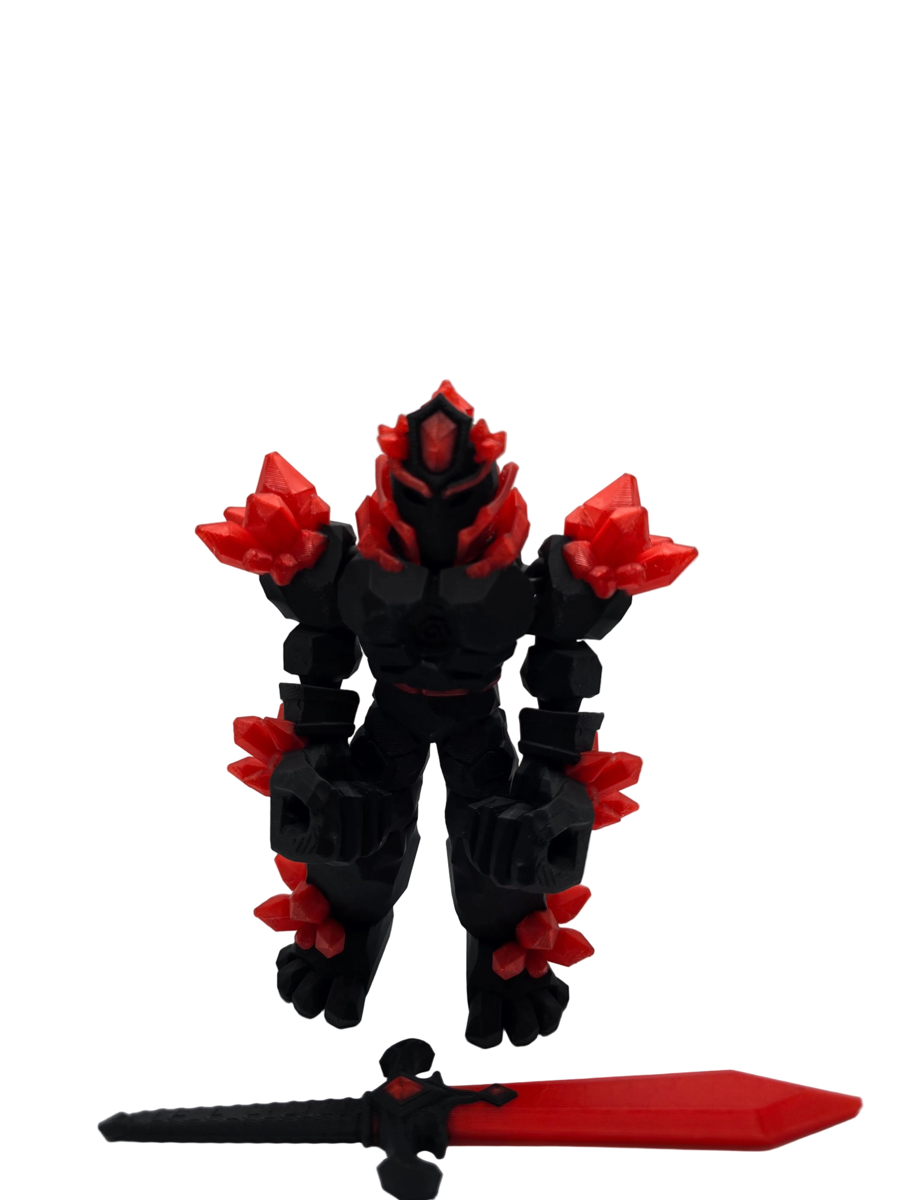 3D Printed Crystal Warrior