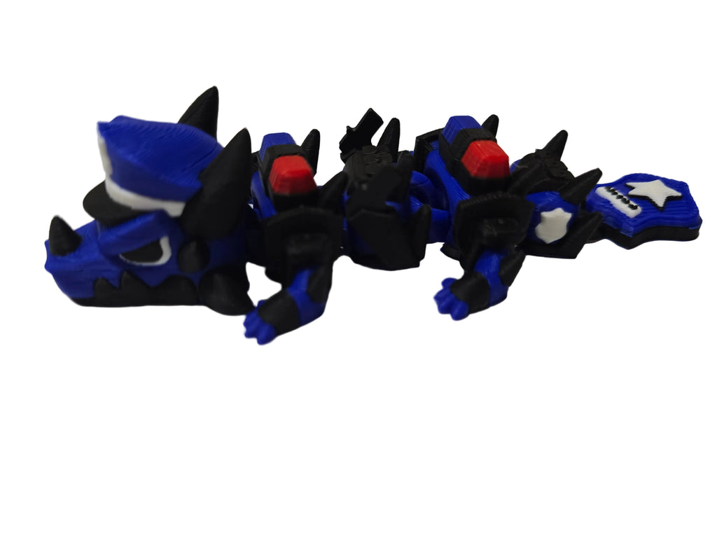 3D Printed Mini Police Dragon