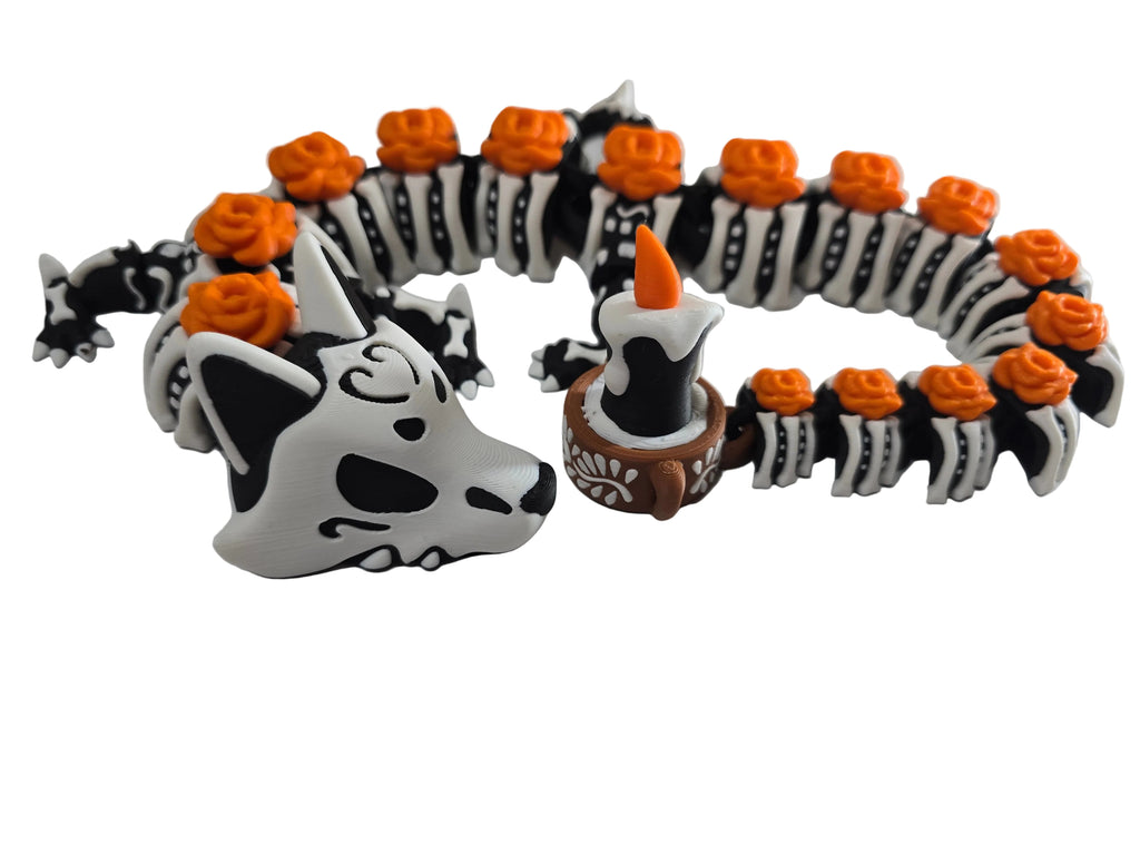3D Printed Day of the Dead Dragon