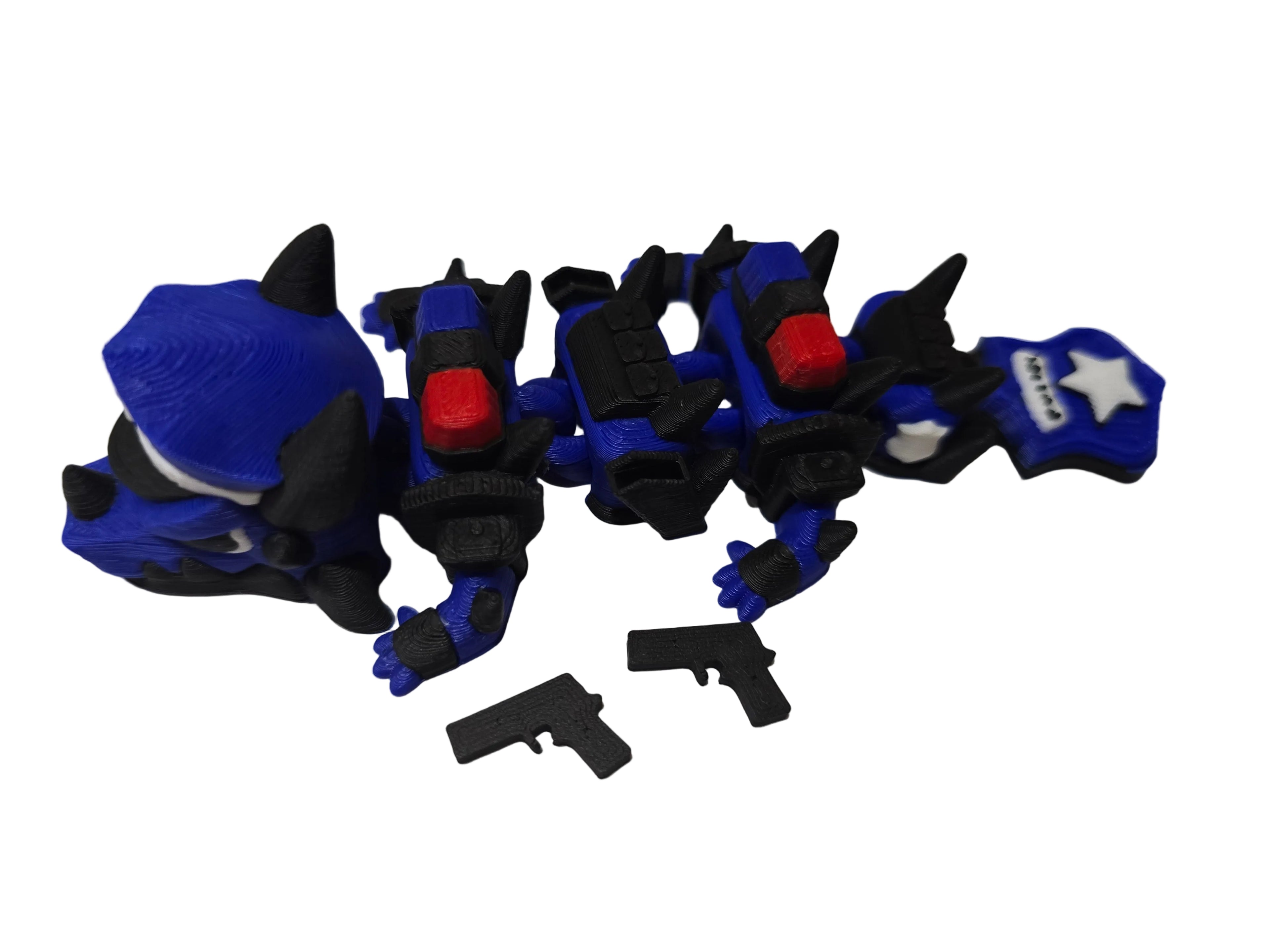 3D Printed Mini Police Dragon