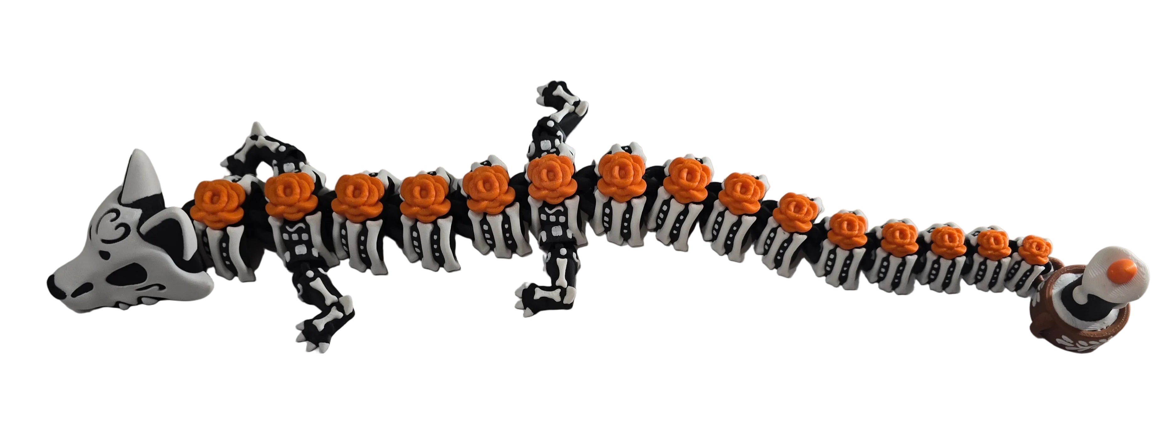 3D Printed Day of the Dead Dragon
